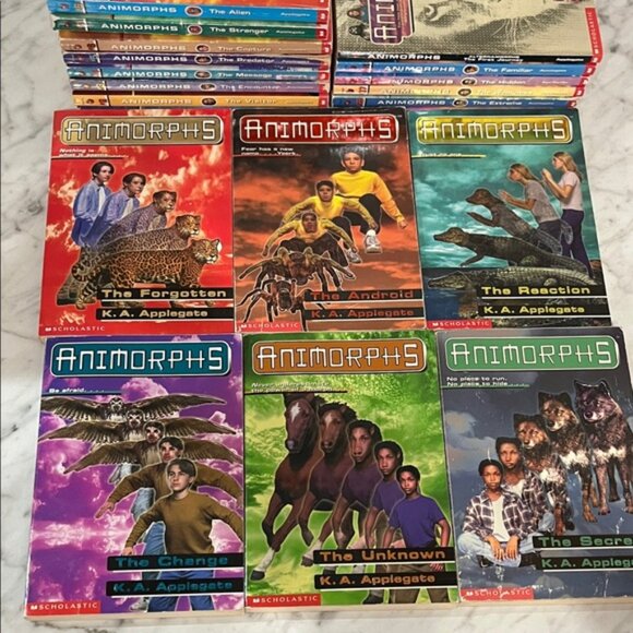1990s Animorphs Book Series Collection Complete 1-20 + Extras Teen Chapter Paper - Picture 6 of 11